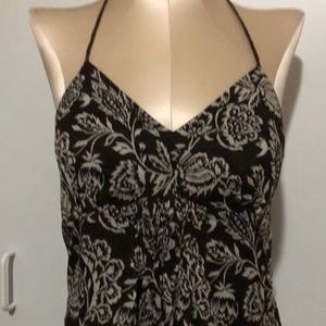 Ann Taylor 2, Brown floral cotton dress